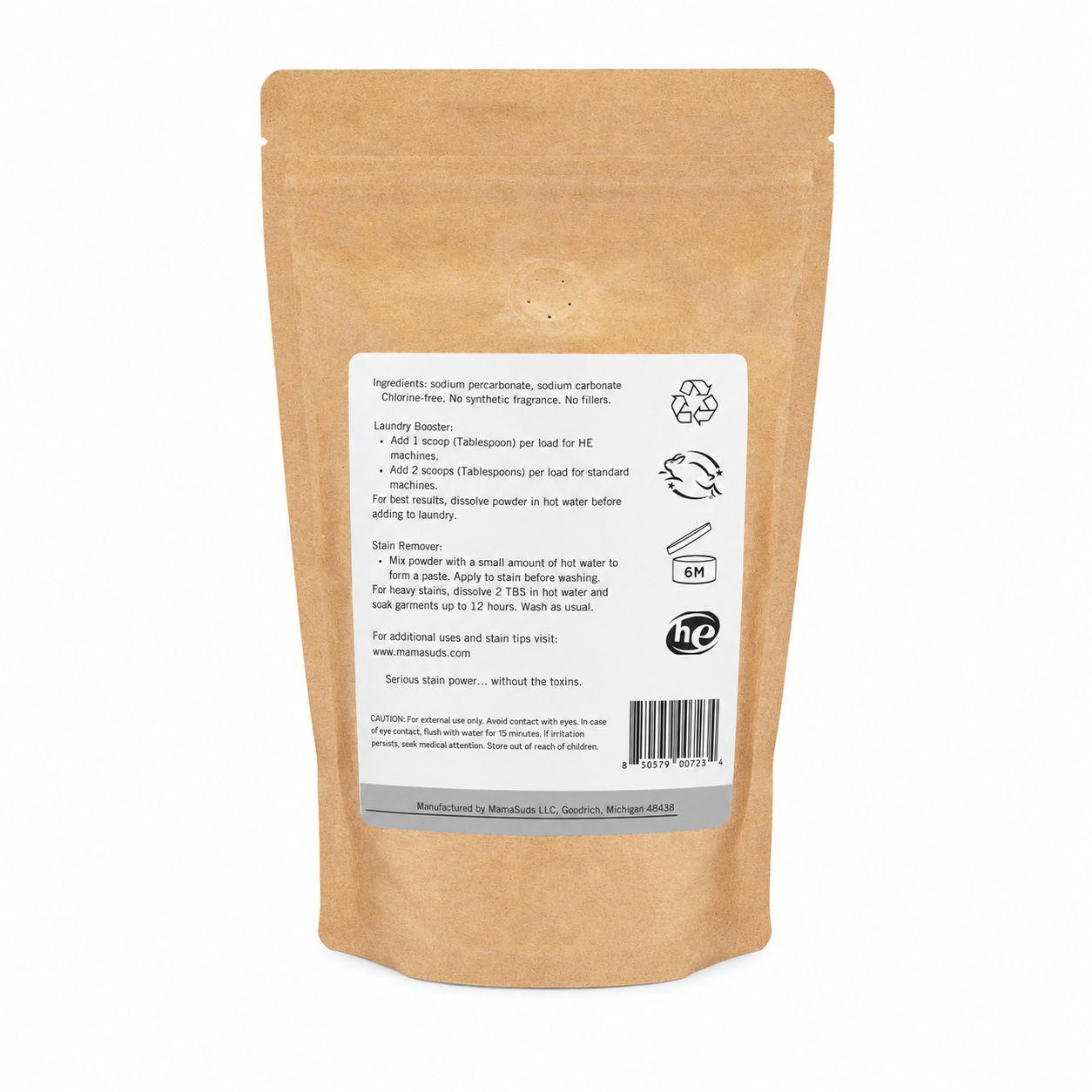 Sample Extra Strength Oxygen Powder with scoop